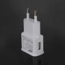 EU European 2 Pin Plug USB