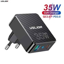 35W USB C PD & USB-A QC Fast