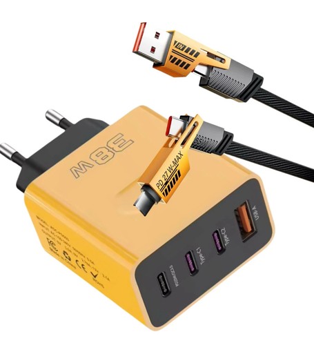 Pin dual usb pd plug - eu,